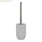 Զուգարանի խոզանակ DKD Home Decor 10 x 10 x 37 սմ ցեմենտ չժանգոտվող պողպատ սպիտակ