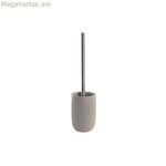 Զուգարանի խոզանակ DKD Home Decor 10 x 10 x 37 սմ մոխրագույն ցեմենտ չժանգոտվող պողպատ