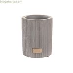 Ապակի DKD տան դեկոր մոխրագույն ցեմենտ 8 x 8 x 10 սմ