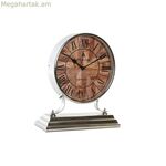 Սեղանի ժամացույց DKD Տան դեկոր Արծաթագույն Բնական Ավանդական