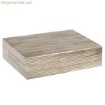 Զարդերի տուփ DKD տան դեկոր 20,5 x 13 x 5,5 սմ կրեմագույն ոսկրային խեժ