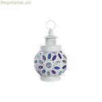 Սեղանի լամպ DKD Home Decor մետաղական սպիտակ բազմագույն 220 Վ 50 Վտ 19 x 19 x 33 սմ