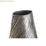 Ծաղկաման DKD Տան դեկոր Ոսկեգույն Արծաթագույն Ալյումինե Ժամանակակից 22 x 13 x 40,5 սմ (2 հատ)