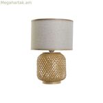 Սեղանի լամպ DKD Home Decor շագանակագույն բնական բամբուկ 50 Վտ 220 Վ 26 x 26 x 39 սմ