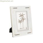 Լուսանկարի շրջանակ Home ESPRIT Սպիտակ Ոսկեգույն Բրուքս Մարմար Բնական Շեբի Շիկ 20 x 2 x 25 սմ