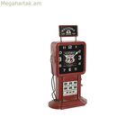 Սեղանի ժամացույց Գլխավոր ESPRIT Red Vintage բենզին