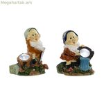 Այգու թզուկներ Գլխավոր ESPRIT Multicolour 11,5 x 11 x 15,2 սմ (2 միավոր)