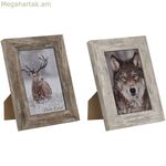 Լուսանկարի շրջանակ Home ESPRIT սպիտակ բնական բյուրեղյա պոլիստիրոլ սկանդինավյան 14,5 x 2 x 20 սմ (2 հատ)