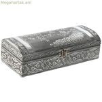 Զարդատուփ Home ESPRIT Կանաչ Արծաթագույն Փայտ Ալյումին 22,5 x 10 x 6,5 սմ