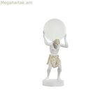 Սեղանի լամպ Home ESPRIT Սպիտակ Ոսկեգույն Ռեզինե Պլաստիկ 220 V 18 x 17 x 44 սմ