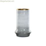 Մոմակալ Home ESPRIT Կապույտ Ոսկեգույն Բյուրեղյա 21 x 21 x 35 սմ