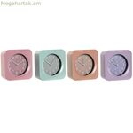 Սեղանի ժամացույց Home ESPRIT Կանաչ Վարդագույն Մարջանագույն Յասամանագույն (4 հատ)