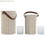 Մոմակալ Home ESPRIT Crystal 20 x 20 x 30 սմ (2 հատ)