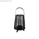 Մոմակալ Home ESPRIT սև մետաղական 23 x 23 x 31,5 սմ