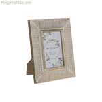 Լուսանկարի շրջանակ Home ESPRIT Սպիտակ մանգոյի փայտից՝ ժամանակակից 19 x 1 x 24 սմ