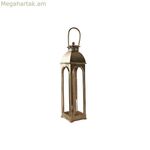 Լապտեր Home ESPRIT Ոսկեգույն Ալյումինե Բյուրեղյա Վինտաժ 17 x 17 x 78 սմ