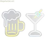 Լուսավորության ձևավորում տան համար ESPRIT Ակրիլային Urban 21 X 1,5 X 30 սմ (2 հատ)