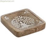 Վալետ սկուտեղ Home ESPRIT Սպիտակ Բնական