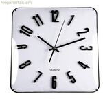 Պատի ժամացույց Versa Crystal (31 x 5,5 x 31 սմ)