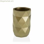 Ատամի խոզանակի պահոց Versa DIAMOND դեղին խեժից (7,4 x 10,6 x 7,4 սմ)