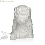 Սեղանի լամպ Versa Dog ճենապակյա (17,1 x 19,6 x 15 սմ)