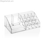 Դիմահարդարման կազմակերպիչ Versa 12,5 x 8 x 22 սմ պոլիստիրոլից՝ լոգանքի և ցնցուղի համար