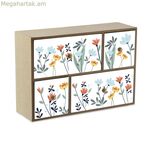 Զարդատուփ Versa Selene 11 x 32 x 32 սմ MDF փայտե