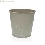 Բույսի ծաղկաման Versa Zink Grey Metal (14 սմ)