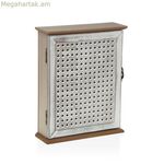 Բանալիների պահարան Versa սպիտակ MDF փայտե 7 x 27 x 21,5 սմ