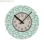 Պատի ժամացույց Versa Flowers փայտե 4 x 30 x 30 սմ