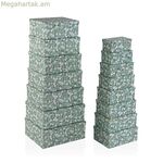 Versa Flowers ստվարաթղթե 15 հատ 35 x 16,5 x 43 սմ դարսվող կազմակերպչական տուփերի հավաքածու