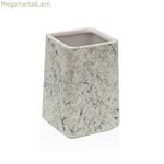 Ատամի խոզանակի պահոց Versa մոխրագույն կերամիկական պլաստիկ 7 x 10 x 7 սմ