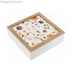 Դեկորատիվ տուփ Versa MDF փայտե թերթիկներ