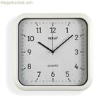 Պատի ժամացույց Versa սպիտակ պլաստիկ քվարց 3,5 x 28,5 x 29,5 սմ