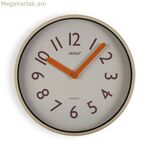 Պատի ժամացույց Versa Cream Plastic Quartz 4 x 30 x 30 սմ
