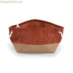 Բազմաֆունկցիոնալ զամբյուղ Versa Corduroy 27 x 26 x 27 սմ, Տերակոտա