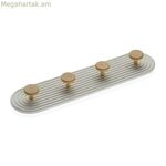 Պատի վրա ամրացվող կախիչ Versa MDF փայտե Vintage 56,5 x 5 x 13,7 սմ