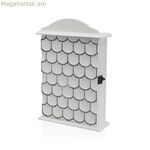 Բանալիների պահարան Versa սպիտակ 6 x 28 x 19,5 սմ