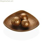 Կենտրոնական զարդարանք Versa Golden MDF փայտից 31,5 x 9 x 31,5 սմ