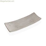 Կենտրոնական զարդարանք Versa սպիտակ MDF փայտից 13 x 3 x 34 սմ