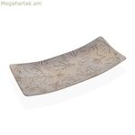 Կենտրոնական զարդարանք Versa Golden MDF փայտե 16 x 4,5 x 38,5 սմ ծաղիկներով