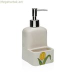 Օճառի դիսպենսեր Versa կերամիկական ABS Dolomite Tulip 9 x 18,5 x 8 սմ
