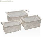 Զամբյուղների հավաքածու Versa Serpentine 28 x 18 x 14 սմ