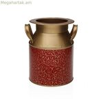 Ծաղկաման Versa Serpentine կարմիր մետաղական 16 x 20 x 20 սմ