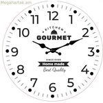 Պատի ժամացույց Versa Gourmet փայտից 4 x 30 x 30 սմ