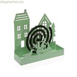 Մոծակների դեմ պարույրների հենարան Versa Green Metal 5 x 17 x 17 սմ տուն