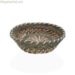 Բազմաֆունկցիոնալ զամբյուղ Versa Textile ջրային հակինթ 25 x 8 x 25 սմ