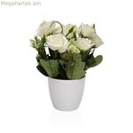 Դեկորատիվ Բույս Versa Երկաթե Տեքստիլ Պլաստիկ Վարդեր 8 X 18 ՍՄ