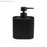 Օճառի դիսպենսեր Versa սև խեժ ABS 5,5 X 17 X 11 սմ