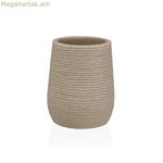 Ատամի խոզանակի պահոց Versa Beige Resin 8,5 x 10 x 8,5 սմ